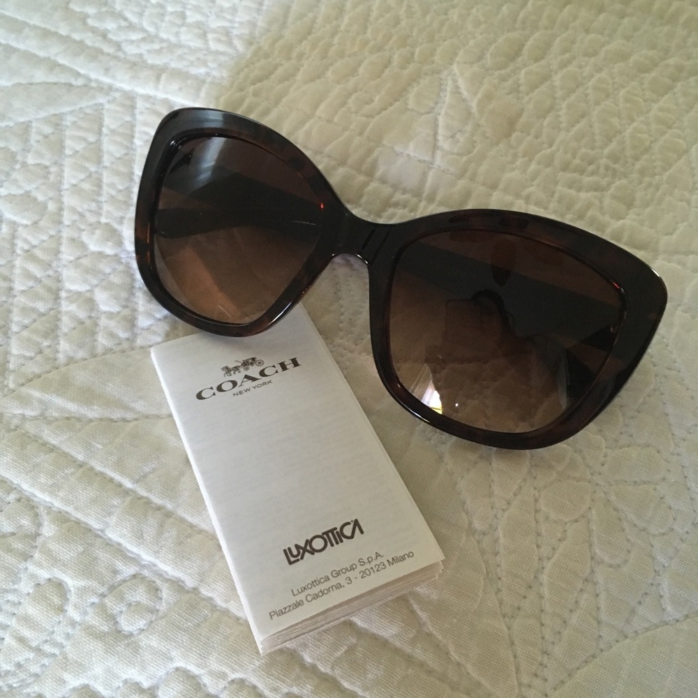 Coach Sunglasses - Brown Tortoise Shell Glasses